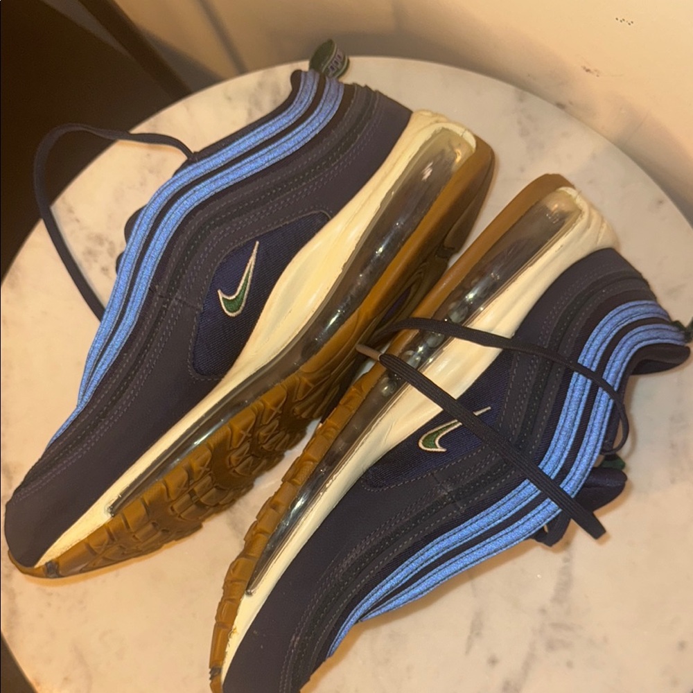 Nike Air Max 97 Women's Sneakers - Blue and Black - Picture 8 of 10